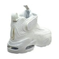 thumbnail image 3 of Nike Air Griffey Max 1 (PS) Little Kid's Shoes White/Blue/Metallic Gold 437355-107 (12 M US), 3 of 6