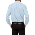 thumbnail image 6 of G-Style USA Men's Regular Fit Long Sleeve Solid Color Dress Shirts - Sky Blue - 1X - 17-17.5 - 36-37, 6 of 6