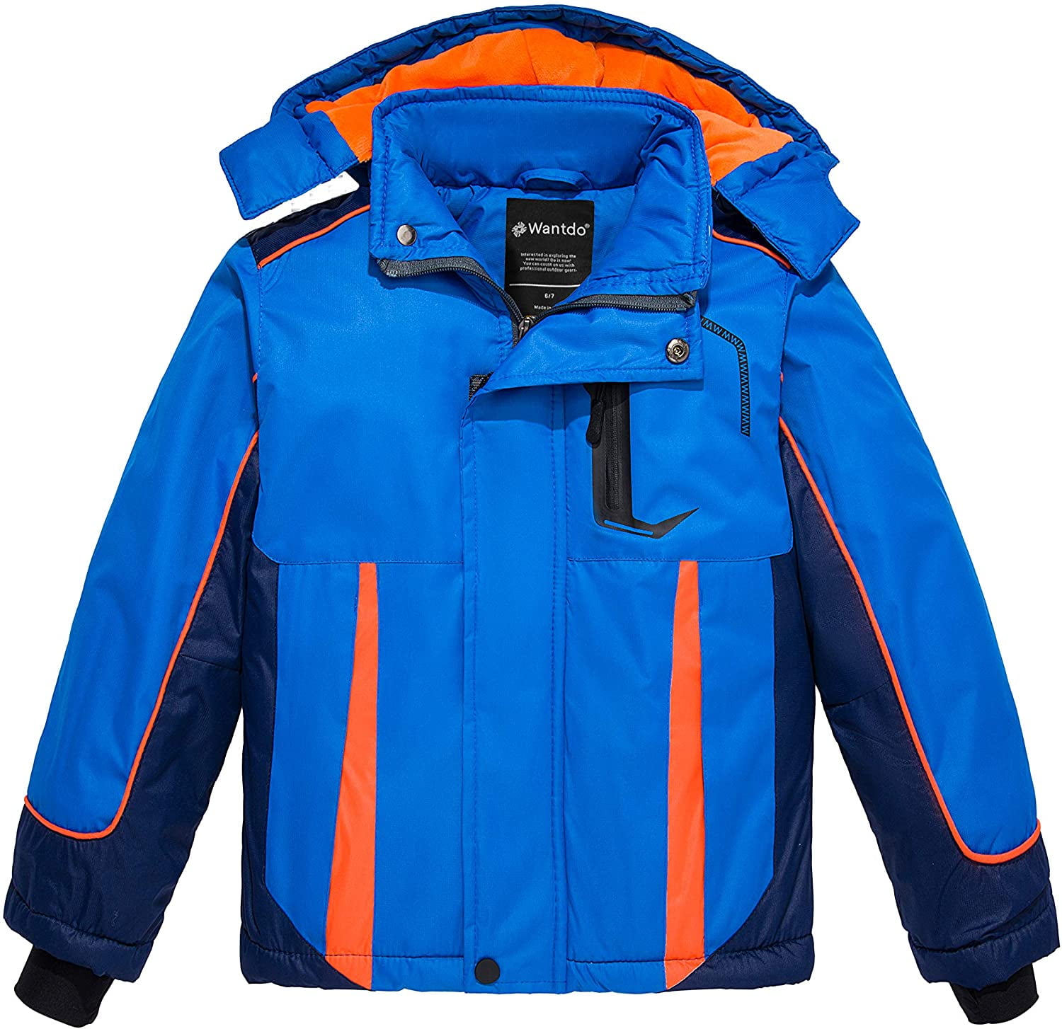 Sport Specific Clothing Wantdo Boy's Waterproof Ski Jacket Mountain ...