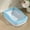 BLUE, variant on Cat Litter Box Small Size Pet Sandbox for Kitty Anti-Splash Cats Toilet