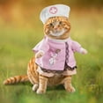 thumbnail image 4 of KMWGRE Cartoon Pet Outfit Soft Polyester Apparel For Small Medium Dog Cat Spring Summer Walking Dress Up Pink M, 4 of 6