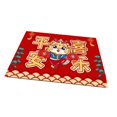 thumbnail image 2 of Felpudo de interior 2024, alfombra decorativa de dragón rojo de año Nuevo, alfombrilla para el suelo, alfombrilla para puerta delantera y trasera para 50cmx80cm Macarena Felpudo de año nuevo, 2 of 8
