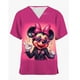 thumbnail image 3 of Uniformes médicos de enfermera con estampado de Mickey Mouse de Disney, cuello en V, manga corta, bolsillo, ropa de trabajo, uniformes médicos, accesorios, 3 of 5