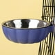 thumbnail image 2 of Tazón de Jaula para Mascotas, Tazón para Perro, Colgante de Acero Inoxidable, Azul Zulema Cuenco de alimentación colgante, 2 of 8