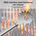 thumbnail image 3 of Rascador de Parrilla de Barbacoa Acero Inoxidable, Limpiador de Dispositivos de Rejilla, Abridor de , Herramienta de Limpieza para Acampar, Accesorios de Cocina Portátiles, 3 of 5