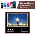 thumbnail image 4 of Retro Tv Amplifier 3D Cell Phone Screen Magnifier Portable Retro Tv Cell Phone Holder Mini Tv Cell Phone Holder Foldable Holder Stand For Most Smartphone Movie Video, 4 of 8