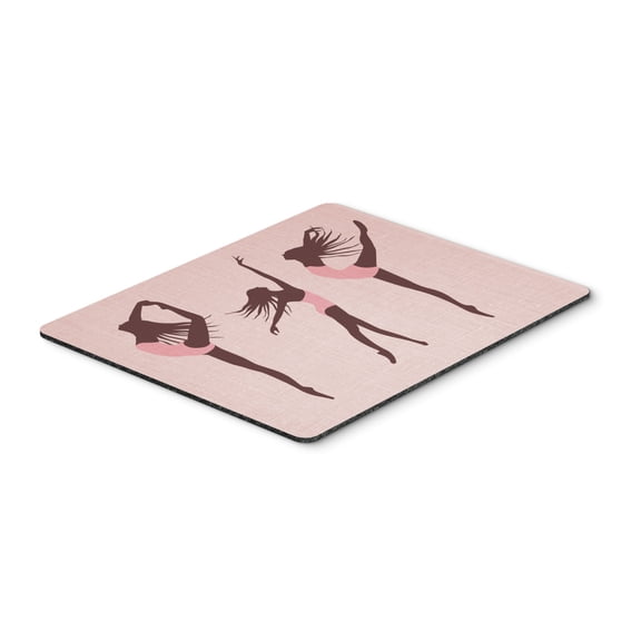 Dancers Linen Pink Mouse Pad Hot Pad or Trivet