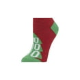 thumbnail image 2 of Airplus Holiday Aloe Infused Crew Socks, Ho Ho Ho Red Tree, Women's Medium, Size 5-10, 2 of 3