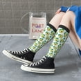 thumbnail image 5 of KLL Avocado Sleeping Print Cool Socks Men's Women's Crew Socks Funny Crazy Novelty Stockings, 5 of 6