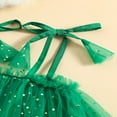 thumbnail image 4 of Kids Sequins/ Dots Print Sleeveless Tie-Up Ruffle A-Line Dress, 4 of 8