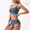 Sky Blue, variant on Women's Y Back Sports Bra Padded Spaghetti Thin Strap Workout Yoga Top, Seamless Gathering Wireless Fitness Bralette, Low Impact Supportive Gym Underwear, Breathable Beautiful Back Cami Bra