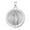White Gold, variant on PicturesOnGold.com Miraculous Medal Necklace Pendants Female Adult- 1 inch x 1 inch - Solid 14K White Gold
