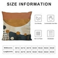 thumbnail image 5 of Nawypu  Boho Throw Pillow Covers Mid Century Modern Navy Blue Burnt Orange Pillow Cover Decorative Abstract Minimalist Cushion Pillow Case Indoor Outdoor for Couch Bed Home Decor, 5 of 5