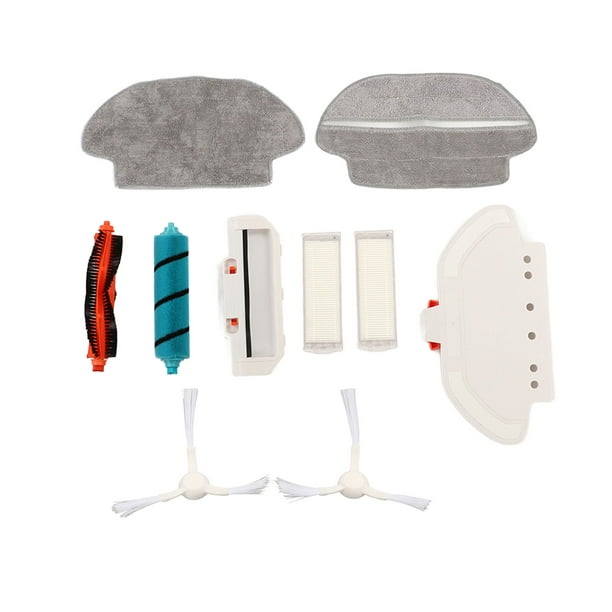 Juego de cepillos laterales y principales para robot barredor, cepillo lateral principal para barredora, juego de accesorios para robot de barrido, paño de limpieza en seco y húmedo para barredora Xiaomi C CN, rendimiento probado
