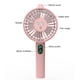 thumbnail image 4 of Ventilador atomizador Rociador de agua Ventilador de enfriamiento por nebulización Dispositivo humectante humidificador recargable USB, rosa Jumpingount  HA006067-02, 4 of 6