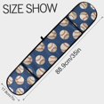 thumbnail image 3 of Dailycode Double Sided Oven Mitt with Loop Heat Resistant Kitchen Long Potholders 7" x 35" Baseball on Blue, 3 of 6
