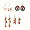 thumbnail image 4 of Boucles d'Oreilles Rondes en Acier Inoxydable Boucles d'Oreilles Crochets Bouchon d'Oreille pour Femmes Fabrication de Bijoux DIY Noël, 4 of 10