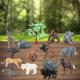 thumbnail image 1 of Figuras de simulación Baoblaze Mini animales juguetes figura modelo estatua, 1 of 8