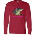thumbnail image 3 of Inktastic Gator Country Sunny Gator in Pink Sunglasses Long Sleeve T-Shirt, 3 of 5