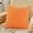 Orange, variant on Ywbawe Solid Color Flock Bean Bag Lumbar Pillow Cushion Sofa Bed Car Office Back Support 40x40cm 1-Piece
