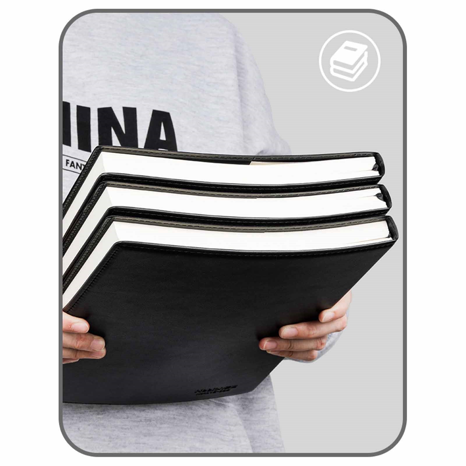 Solivara A5 Ruled Hardcover Journal Notebook For Home Office Work Travel Business 320 Pages (A,One Size)