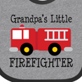 thumbnail image 4 of Inktastic Grandpa's Little Firefighter Boys Baby Bib, 4 of 4