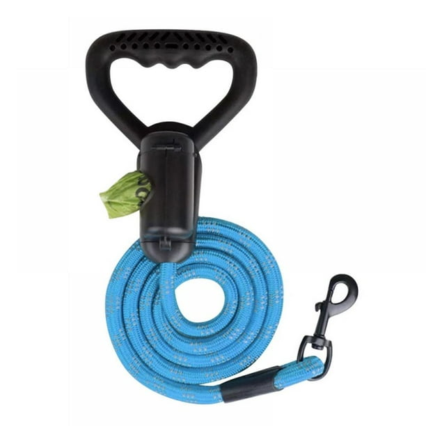 Balems Blue Dog Running Training Leash Pet Reflective Leashes with