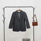 thumbnail image 1 of Trajes informales para mujer abrigo de manga larga frente abierto prendas de vestir femeninas chaquetas de oficina de trabajo elegantes para negocios , l L Salvador Dali Chaqueta informal para mujer, 1 of 10