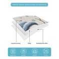 thumbnail image 4 of Full Size Quilt Bedding Set, Beige Scarf Snowman Christmas Reversible Summer Quilt 3 Pieces, Winter Xmas Snowflake Lightweight Bedspreads Coverlets with 2 Pillow Shams for All Seasons, 4 of 5