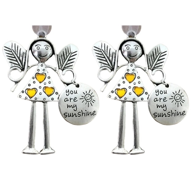 Regalo para Amigos, Pequeños Adornos Colgantes, Decoración de , Regalo de Decoración de Amistad Navideña, Regalo para Amigos Amarillo
