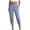 Blue, variant on Capri Pants for Women High Waisted Relaxed Fit Elastic Waist Casual Capris Trousers Crop Chino Pants with Pocket Black for Size 3XL