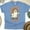 CarolinaBlue, variant on Not Today Satan Shirt | Funny Ghost Graphic Tee | Unisex T-Shirt, White, Size 3XL