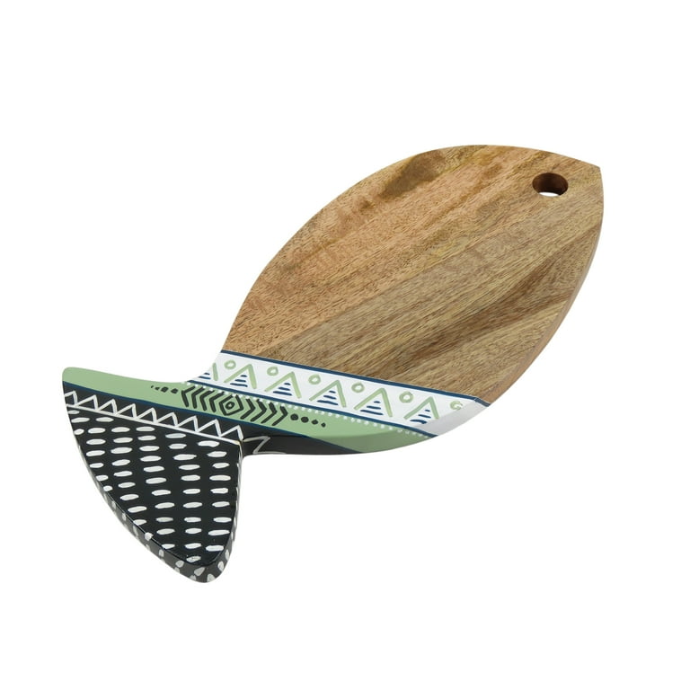 Fish Shaped Wood Cutting Board - 1495-FISH - IdeaStage Promotional