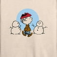 thumbnail image 3 of Peanuts - Rerun Winter - Women's Lightweight French Terry Long Sleeve Shirt, 3 of 6