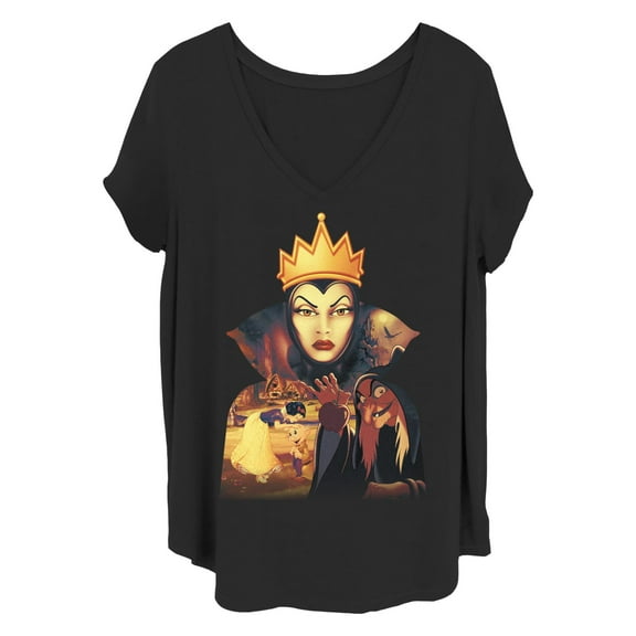Women's Snow White and the Seven Dwarfs Evil Queen Pose  Graphic T-Shirt