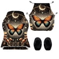 thumbnail image 7 of TSOVTHRID Butterfly Mushroom Moon Star Print Office Chair Covers Stretch Gaming Chair Cover Scratch Proof Furniture Protector Breathable Reclining Gamer Armchair Slipcovers for Dormitories, 7 of 7