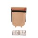 thumbnail image 1 of Poubelle de cuisine pliable et suspendue 9 L en plastique avec support de fixation pour chambre à coucher, bureau, café, 1 of 4