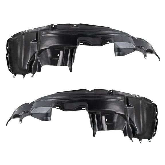 TRQ Inner Fender Liner Set Fits Select 2003-2006 Mitsubishi Outlander MI1248118 MI1249118