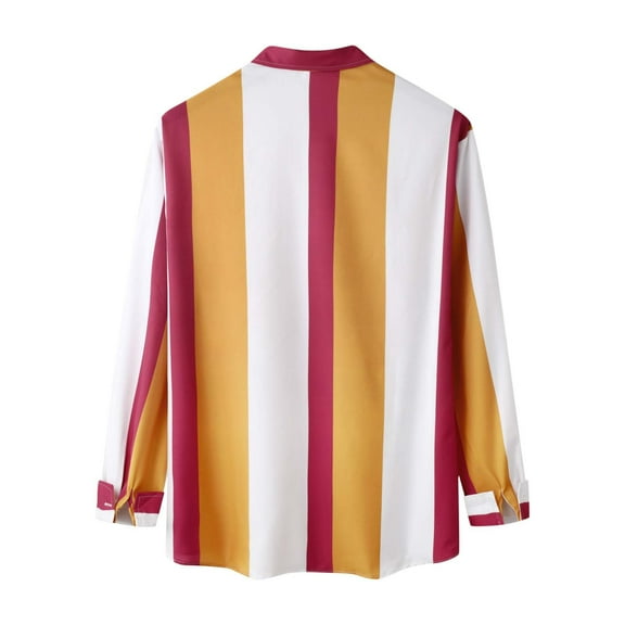 Gubotare Mens Dress Shirts Men's Shotgun Western Flannel Shirt,Orange L