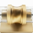 thumbnail image 4 of Hunter - Lenlock 2-light Alturas Gold, Medium Size Vanity Light, Dimmable, Modern Style, for Bedrooms, Dining, Living Rooms - 19933, 4 of 7