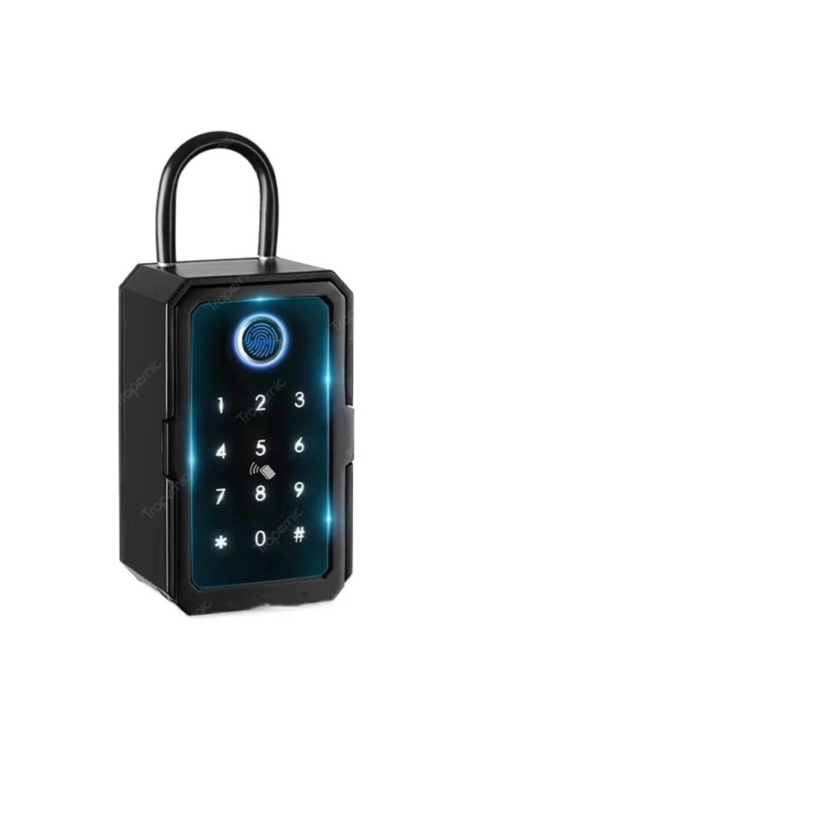 Key Safe Tuya Ttlock Fingerprint Digital Key Box App Remote Access Wall Mount Combination Security Lockbox ,Prevent Theft
