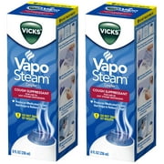 Vicks VapoSteam, For Use in Vicks Vaporizers and Humidifiers, 8 fl oz - Pack of 2