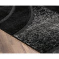 thumbnail image 4 of LBaiet 5' x 7' Black and Gray Circular Motif Shag Rectangular Area Throw Rug, 4 of 4