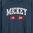 thumbnail image 3 of Mickey & Friends - Mickey 1928 Collegiate - Women's Lightweight French Terry Long Sleeve Shirt, 3 of 5