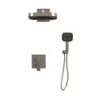thumbnail image 2 of Milan 12-in Rain Showerhead Combo Shower System with Multi-function Handshower and Pressure Balanced Mixing Valve Brushed Nickel, 2 of 6