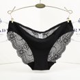 thumbnail image 1 of Panties Ice Silk para mujer Sexy transparente encaje damas sin costuras ropa interior suave ropa interior Low-waist Breathable Briefs S-XXLpangjing, 1 of 4