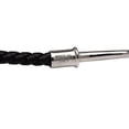 thumbnail image 4 of Pre-Owned Hermes Jumbo Choker Bracelet in Black with Silver Hardware, Leather and Metal,..., 4 of 6
