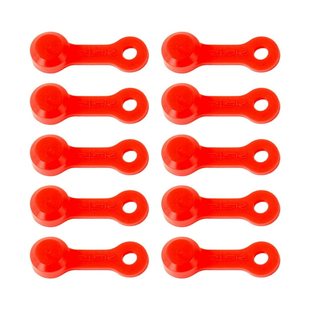 10 tapones de purga de freno de bicicleta duraderos, tapón de grasa de goma para purga de freno rojo 10