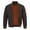 Brown, variant on Men's Coats Men's Checkered Print Zipper Pocket Sports Long Sleeved Hooded Casual Jacket Brown XL