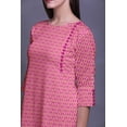 thumbnail image 2 of Bimba Robe Kurti Longue Imprimée Tunique Droite Manches 3/4 pour Femmes Haut, 2 of 6